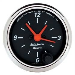 Auto Meter - Designer Black Clock - Auto Meter 1484 UPC: 046074014840 - Image 1