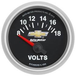 Auto Meter - GM Series Electric Voltmeter Gauge - Auto Meter 880444 UPC: 046074148392 - Image 1