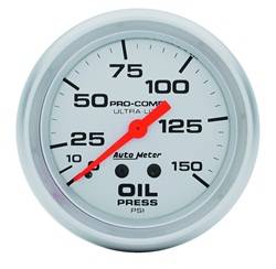 Auto Meter - Ultra-Lite Mechanical Oil Pressure Gauge - Auto Meter 4423 UPC: 046074044236 - Image 1