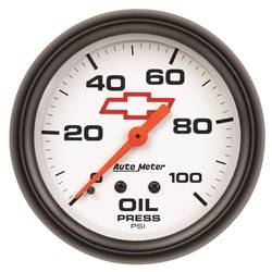 Auto Meter - GM Series Mechanical Oil Pressure Gauge - Auto Meter 5821-00406 UPC: 046074136337 - Image 1