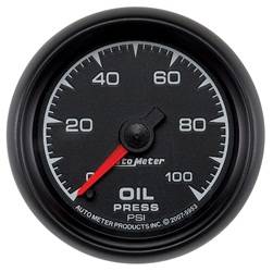 Auto Meter - ES Electric Oil Pressure Gauge - Auto Meter 5953 UPC: 046074059537 - Image 1