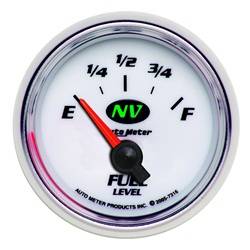 Auto Meter - NV Electric Fuel Level Gauge - Auto Meter 7316 UPC: 046074073168 - Image 1