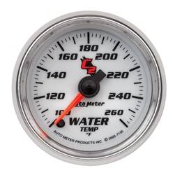 Auto Meter - C2 Electric Water Temperature Gauge - Auto Meter 7155 UPC: 046074071553 - Image 1