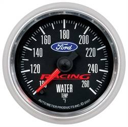 Auto Meter - Ford Racing Series Electric Water Temperature Gauge - Auto Meter 880086 UPC: 046074140143 - Image 1