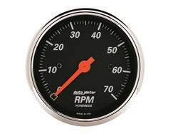 Auto Meter - Designer Black In Dash Electric Tachometer - Auto Meter 1478 UPC: 046074014789 - Image 1