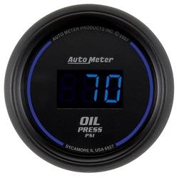 Auto Meter - Cobalt Digital Oil Pressure Gauge - Auto Meter 6927 UPC: 046074069277 - Image 1