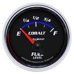 Auto Meter - Cobalt Electric Fuel Level Gauge - Auto Meter 6116 UPC: 046074061165 - Image 1