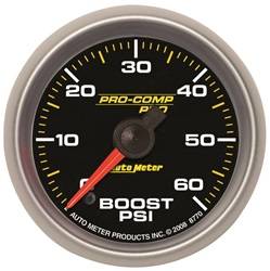 Auto Meter - Pro-Comp Pro Boost Gauge - Auto Meter 8770 UPC: 046074087707 - Image 1