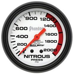 Auto Meter - Phantom Mechanical Nitrous Pressure Gauge - Auto Meter 5828 UPC: 046074058288 - Image 1