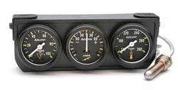 Auto Meter - Autogage Mechanical Mini Oil/Amp/Water Black Console - Auto Meter 2390 UPC: 046074023903 - Image 1