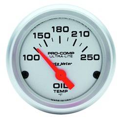 Auto Meter - Ultra-Lite Electric Oil Temperature Gauge - Auto Meter 4347 UPC: 046074043475 - Image 1