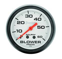 Auto Meter - Phantom Mechanical Boost Gauge - Auto Meter 5802 UPC: 046074058028 - Image 1