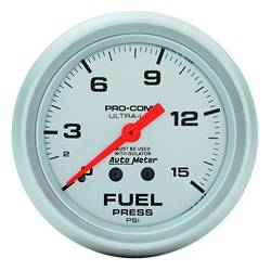 Auto Meter - Ultra-Lite Mechanical Fuel Pressure Gauge - Auto Meter 4413 UPC: 046074044137 - Image 1