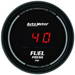 Auto Meter - Sport-Comp Digital Fuel Pressure Gauge - Auto Meter 6363 UPC: 046074063633 - Image 1