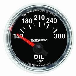Auto Meter - GS Electric Oil Temperature Gauge - Auto Meter 3848 UPC: 046074038488 - Image 1