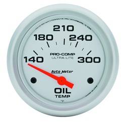Auto Meter - Ultra-Lite Electric Oil Temperature Gauge - Auto Meter 4447 UPC: 046074044472 - Image 1