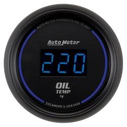 Auto Meter - Cobalt Digital Oil Temperature Gauge - Auto Meter 6948 UPC: 046074069482 - Image 1