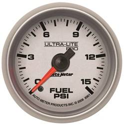 Auto Meter - Ultra-Lite Pro Fuel Pressure Gauge - Auto Meter 8961 UPC: 046074089619 - Image 1
