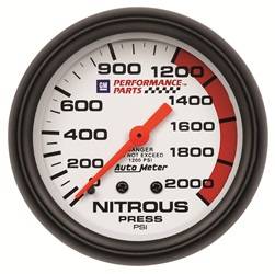 Auto Meter - GM Series Mechanical Nitrous Pressure Gauge - Auto Meter 5828-00407 UPC: 046074136498 - Image 1