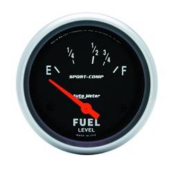 Auto Meter - Sport-Comp Electric Fuel Level Gauge - Auto Meter 3518 UPC: 046074035180 - Image 1