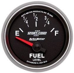 Auto Meter - Sport-Comp II Electric Fuel Level Gauge - Auto Meter 3616 UPC: 046074036163 - Image 1