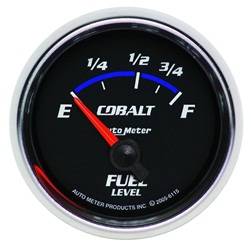 Auto Meter - Cobalt Electric Fuel Level Gauge - Auto Meter 6115 UPC: 046074061158 - Image 1