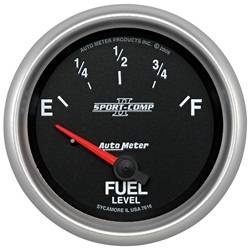 Auto Meter - Sport-Comp II Electric Fuel Level Gauge - Auto Meter 7616 UPC: 046074076169 - Image 1