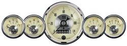 Auto Meter - Prestige Series Antique Ivory 5 Gauge Spd/Fuel/Oil/Vlot/Wtr - Auto Meter 2002 UPC: 046074020025 - Image 1