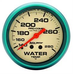 Auto Meter - Ultra-Nite Water Temperature Gauge - Auto Meter 4535 UPC: 046074045356 - Image 1