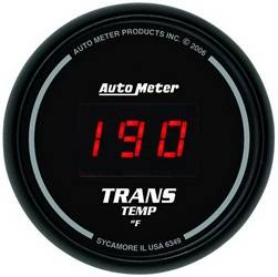 Auto Meter - Sport-Comp Digital Transmission Temperature Gauge - Auto Meter 6349 UPC: 046074063497 - Image 1