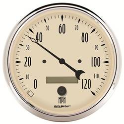 Auto Meter - Antique Beige Electric Programmable Speedometer - Auto Meter 1889 UPC: 046074018893 - Image 1