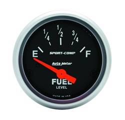 Auto Meter - Sport-Comp Electric Fuel Level Gauge - Auto Meter 3316 UPC: 046074033162 - Image 1