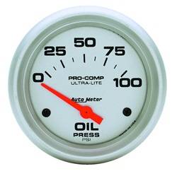 Auto Meter - Ultra-Lite Electric Oil Pressure Gauge - Auto Meter 4427 UPC: 046074044274 - Image 1