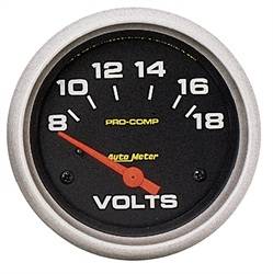 Auto Meter - Pro-Comp Electric Voltmeter Gauge - Auto Meter 5492 UPC: 046074054921 - Image 1