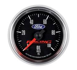 Auto Meter - Ford Racing Series Electric Oil Pressure Gauge - Auto Meter 880085 UPC: 046074140136 - Image 1