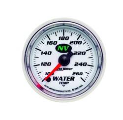 Auto Meter - NV Electric Water Temperature Gauge - Auto Meter 7355 UPC: 046074073557 - Image 1