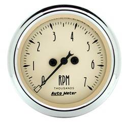 Auto Meter - Antique Beige Electric Tachometer - Auto Meter 1897 UPC: 046074018978 - Image 1