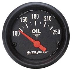 Auto Meter - Z-Series Electric Oil Temperature Gauge - Auto Meter 2638 UPC: 046074026386 - Image 1