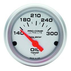 Auto Meter - Ultra-Lite Electric Oil Temperature Gauge - Auto Meter 4348 UPC: 046074043482 - Image 1