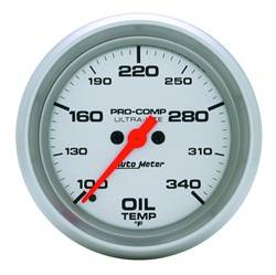 Auto Meter - Ultra-Lite Electric Oil Temperature Gauge - Auto Meter 4456 UPC: 046074044564 - Image 1