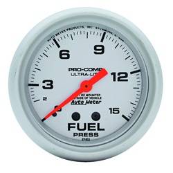Auto Meter - Ultra-Lite Mechanical Fuel Pressure Gauge - Auto Meter 4411 UPC: 046074044113 - Image 1