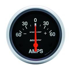 Auto Meter - Sport-Comp Electric Ampmeter Gauge - Auto Meter 3586 UPC: 046074035869 - Image 1