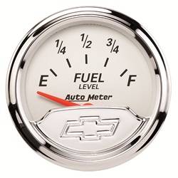 Auto Meter - Chevy Vintage Fuel Level Gauge - Auto Meter 1317-00408 UPC: 046074154188 - Image 1