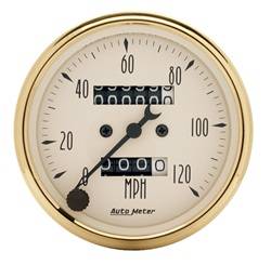 Auto Meter - Golden Oldies Mechanical Speedometer - Auto Meter 1593 UPC: 046074015939 - Image 1