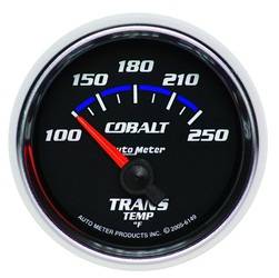 Auto Meter - Cobalt Electric Transmission Temperature Gauge - Auto Meter 6149 UPC: 046074061493 - Image 1