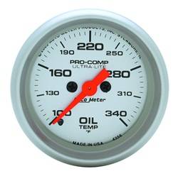 Auto Meter - Ultra-Lite Electric Oil Temperature Gauge - Auto Meter 4356 UPC: 046074043567 - Image 1
