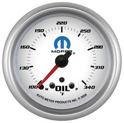 Auto Meter - MOPAR Electric Oil Temperature Gauge - Auto Meter 880251 UPC: 046074154799 - Image 1