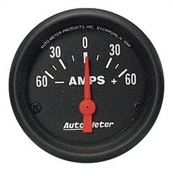 Auto Meter - Z-Series Electric Ammeter Gauge - Auto Meter 2644 UPC: 046074026447 - Image 1