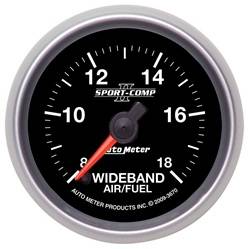 Auto Meter - Sport-Comp II Wide Band Air Fuel Ratio Kit - Auto Meter 3670 UPC: 046074036705 - Image 1