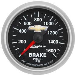 Auto Meter - GM Series Electric Brake Pressure Gauge - Auto Meter 880450 UPC: 046074148453 - Image 1